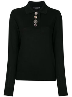 рубашка-поло с длинными рукавами Dolce &amp; Gabbana