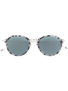солнцезащитные очки с эффектом черепашьего панциря Thom Browne Eyewear