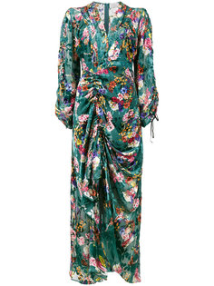платье-миди Opal с цветочным принтом Preen By Thornton Bregazzi