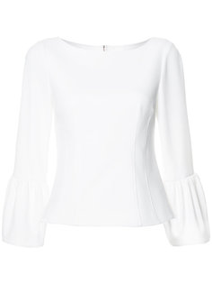 slim bell sleeved blouse Tibi