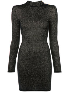 приталенное платье структурированного кроя Balmain