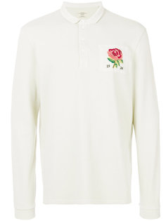 футболка-поло с принтом розы Kent &amp; Curwen