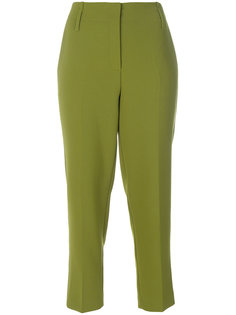 high waisted cropped trousers  Luisa Cerano