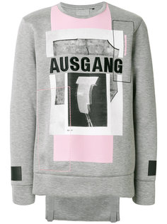 толстовка с графическим принтом Helmut Lang
