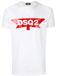 футболка с принтом логотипа Dsquared2