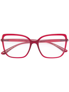 объемные очки в квадратной оправе Dolce &amp; Gabbana Eyewear