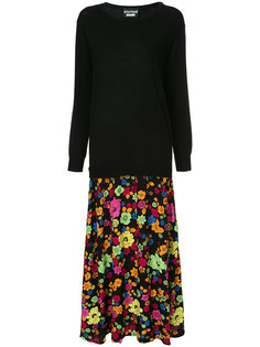 двухслойное платье-свитер  Boutique Moschino