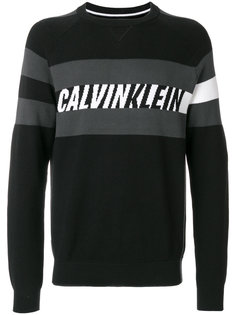 свитер с нашивкой логотипа Calvin Klein