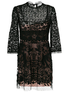 кружевное платье мини Red Valentino