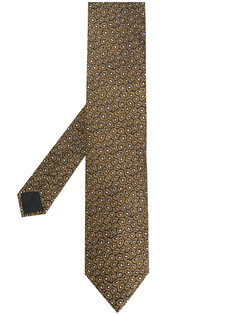 галстук с цветочным узором Lanvin