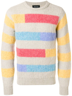 полосатый свитер дизайна колор-блок Howlin
