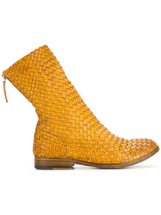 плетеные ботинки на молнии Sartori Gold