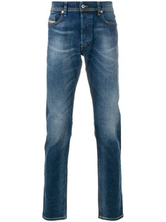 джинсы с рваными деталями Diesel