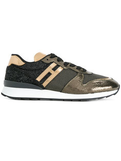 кроссовки R261 с пайетками Hogan