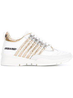 кроссовки 251 с блестками Dsquared2