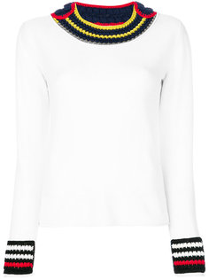 джемпер с отделкой кроше  Sonia Rykiel