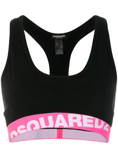 укороченный топ с логотипом Dsquared2 Underwear