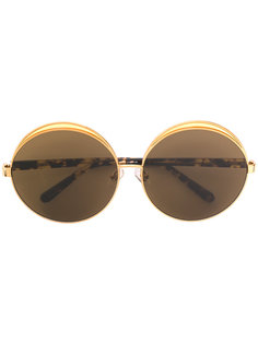 объемные солнцезащитные очки Linda Farrow Gallery