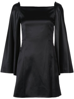 long sleeve satin dress Rosetta Getty