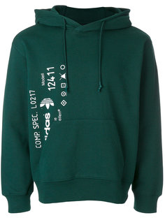 толстовка с капюшоном и принтом Adidas Originals By Alexander Wang