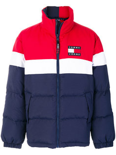 пуховик в полоску Tommy Jeans