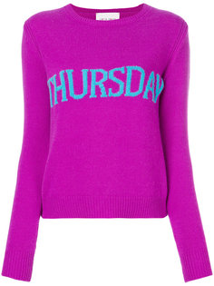 джемпер вязки интарсия Thursday Alberta Ferretti