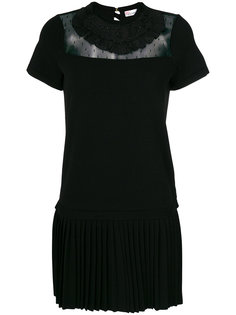платье с кружевной отделкой  Red Valentino