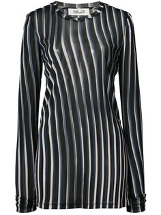 sheer striped fitted pullover Dvf Diane Von Furstenberg