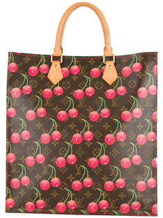 сумка-тоут с принтом вишен Louis Vuitton Vintage