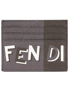 визитница с принтом логотипа Fendi