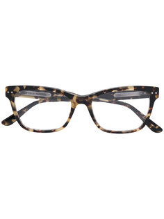 очки в прямоугольной оправе Bottega Veneta Eyewear