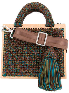 Madame Tardieu St. Barts macramé crossbody bag 711