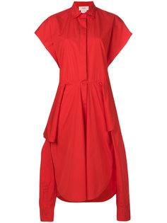 асимметричное платье-рубашка в стиле оверсайз Ports 1961