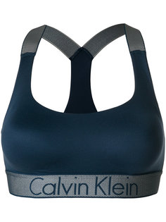 бюстгальтер без косточек с лентой с логотипом Calvin Klein