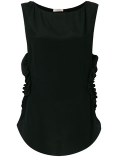 cut out detail boat neck blouse  Nina Ricci