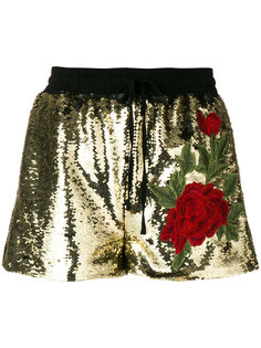 шорты с пайетками Philipp Plein