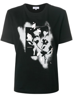 футболка с цветочным принтом Carven