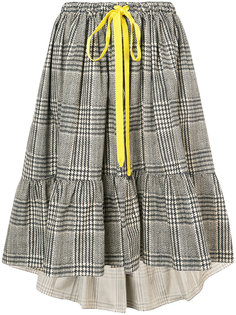 plaid flared skirt Fendi