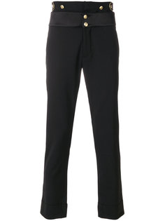 классические брюки кроя слим Pierre Balmain