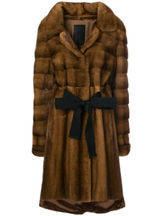 пальто с поясом Liska