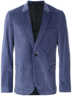 бархатный пиджак кроя слим Paul Smith