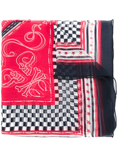 шарф с комбинированным принтом Takahiromiyashita The Soloist