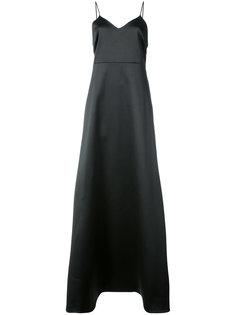расклешенное платье  с V-образным вырезом Halston Heritage