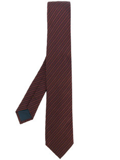 галстук в диагональную полоску Delloglio