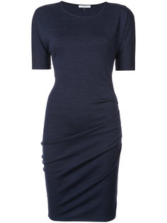 трикотажное приталенное платье  Halston Heritage