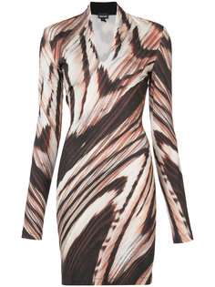 платье с абстрактным принтом Just Cavalli