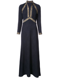 жаккардовое платье с вышивкой Tadashi Shoji