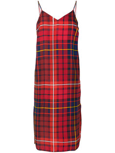приталенное платье-миди в шотландскую клетку Tommy Hilfiger