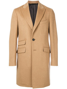 классическое пальто с асимметричными карманами Hevo