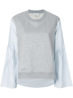 свитер с контрастными рукавами 3.1 Phillip Lim